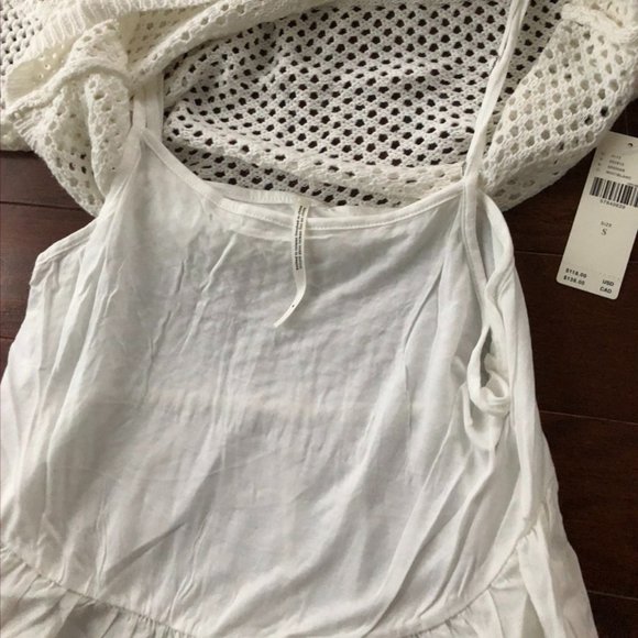 Anthropologie MEADOW CROCHET BABYDOLL TOP S - Picture 12 of 13